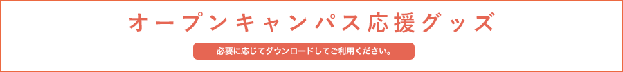 オープンキャンパス応援グッズ